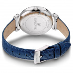 Passage Moon Phase watch, Leather strap, Blue